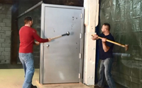 secutiry ballistic door forced entry